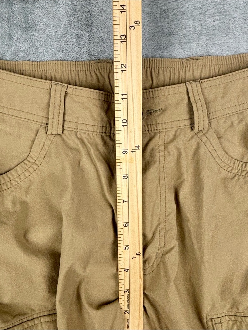 REI Co-op Pants Mens 34X32 Tan Beige Sahara Convertible Cargo Hiking 23414 - Picture 13 of 16